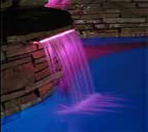 pool waterfall