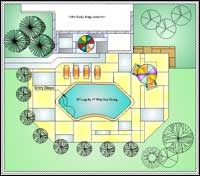 pool design using auto cad